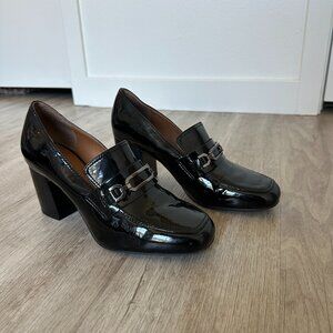 SARTO by Franco Sarto Chunky Loafers Womens Black Size 9W